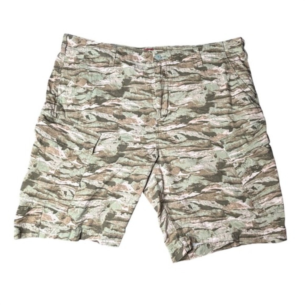 Levis XX Cargo Shorts Mens 40 Green Tiger Stripe Camo Utility Pockets 54756-0007
